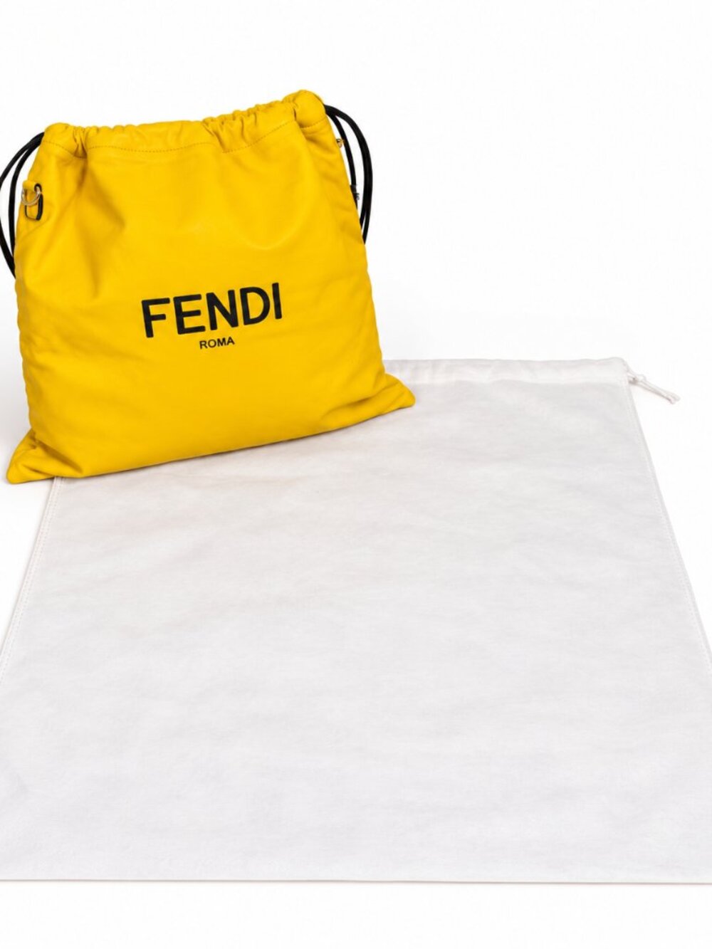 FENDI Roma Slim Clutch Drawstring Bag - Picture 10 of 12